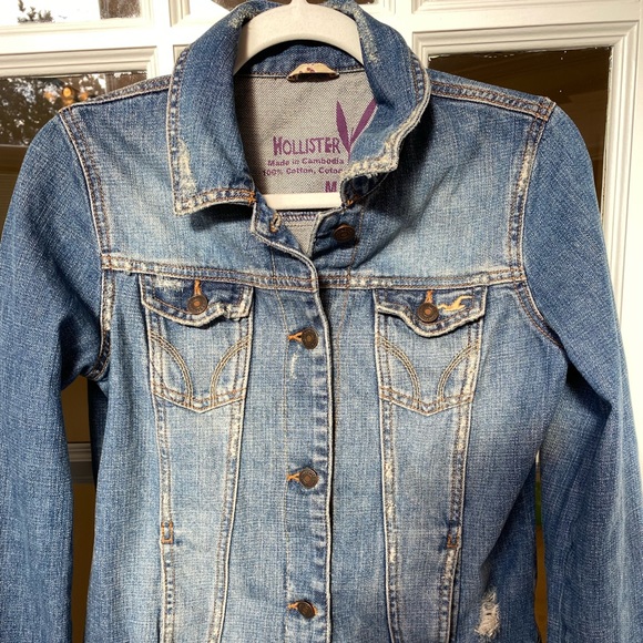Hollister Denim Jean Jacket - M - Picture 2 of 8